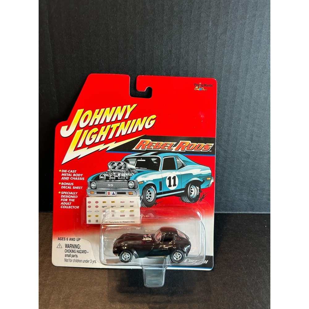 2001 JOHNNY LIGHTNING REBEL RODS CHEETAH 1:64 SCALE DIE CAST CAR NEW IN PACKAGE